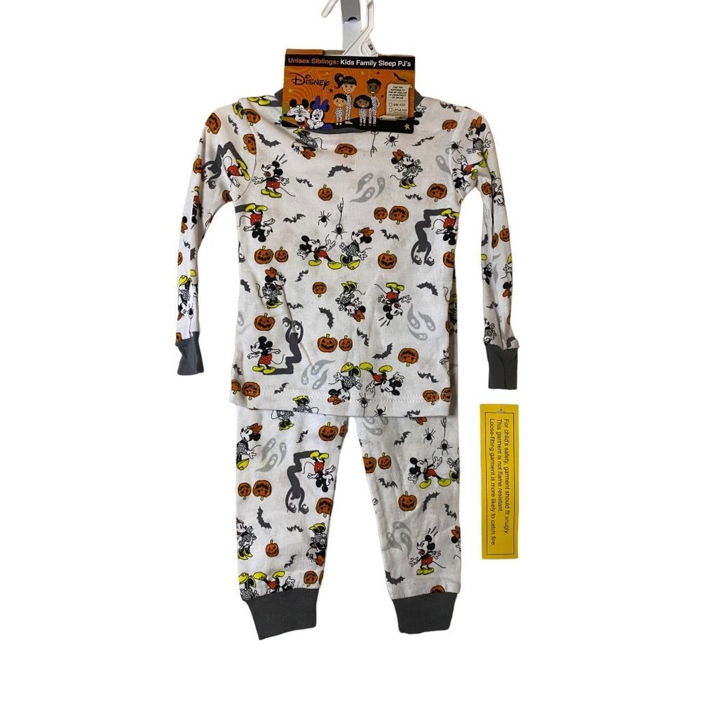 Mickey Minnie Mouse Halloween PJs Kids Unisex Disney Family Sleep Snug